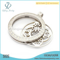 Wholesale fashion floating locket jewelry, coin locket